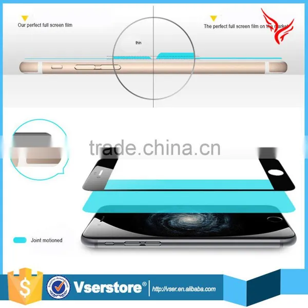 China Manufacture 0.3mm 2.5D 9H Tempered Glass for Iphone5 5s Mobile Phone Anti Blue Light Screen Protector