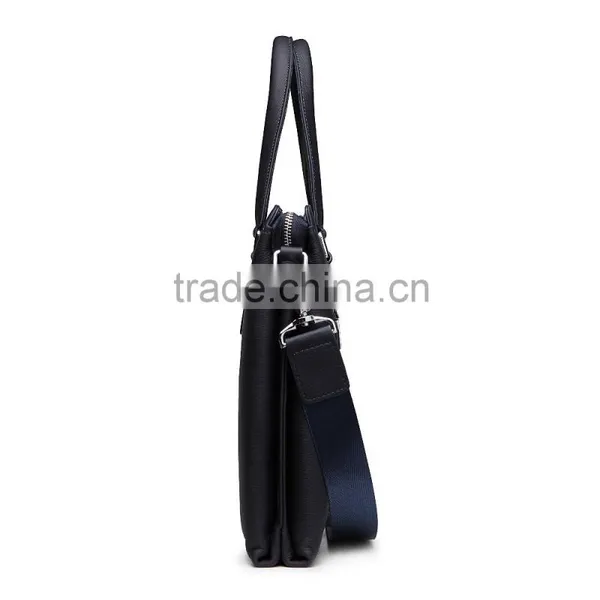 2016 Multifunction Men's Shoulder Bag Documents Bag Leather Briefcase photo-3