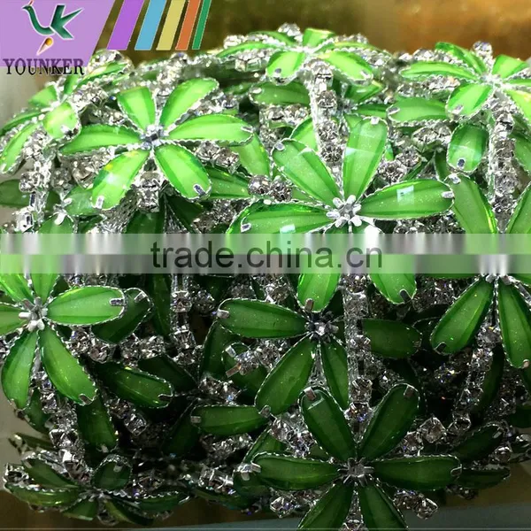 Bling Bling Fashion Latest Fancy Rhinestone Cup Chian For Garments,bags,shoes Decorations YSC25 photo-2