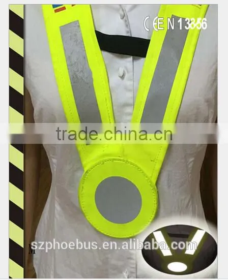 Customized Reflective Armband Safety Reflecting Wrist Band Luminous Waist Band PVC
