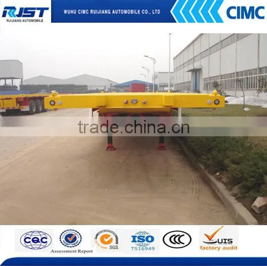 CIMC Brand Three Axle Flat-Bed Trailer For Sale photo-2