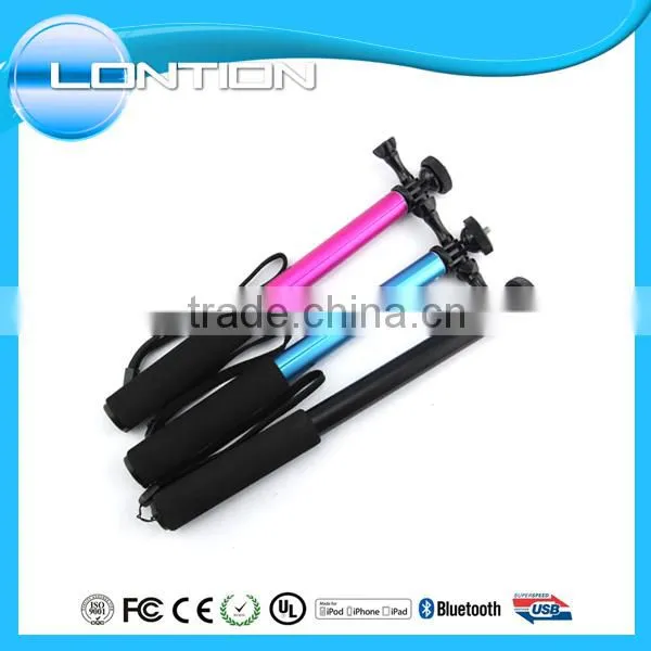 Hot 2015 Bluetooth Products Selfie Stick Aluminum, Lontion Selfie Stick for Mobile Phone photo-5