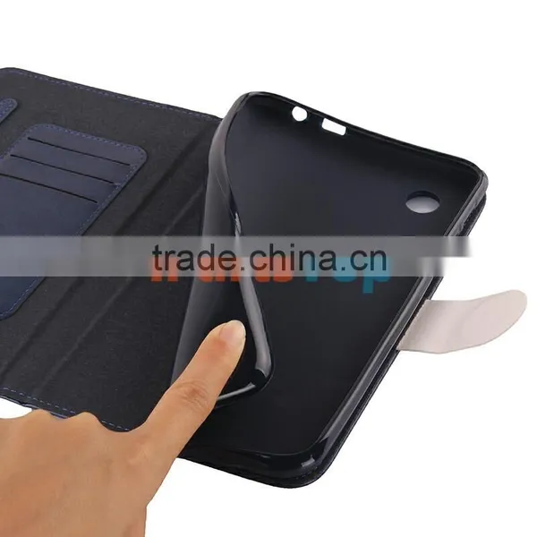 Wholesale Colored Leather Case For Lenovo IdeaTab A3300 A7-30 Flip Cover TPU Protective Case photo-6