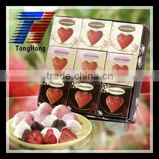 Custom Exquisite Chocolate Packaging Gift Paper Box With Handle Drawer Heart photo-3