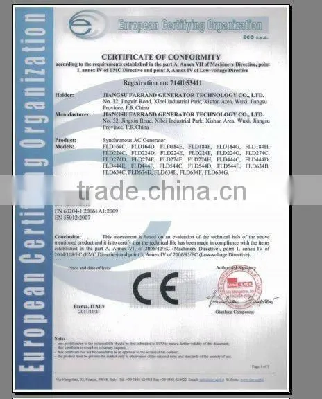 Brushless ac Synchronous Alternator/generator photo-4