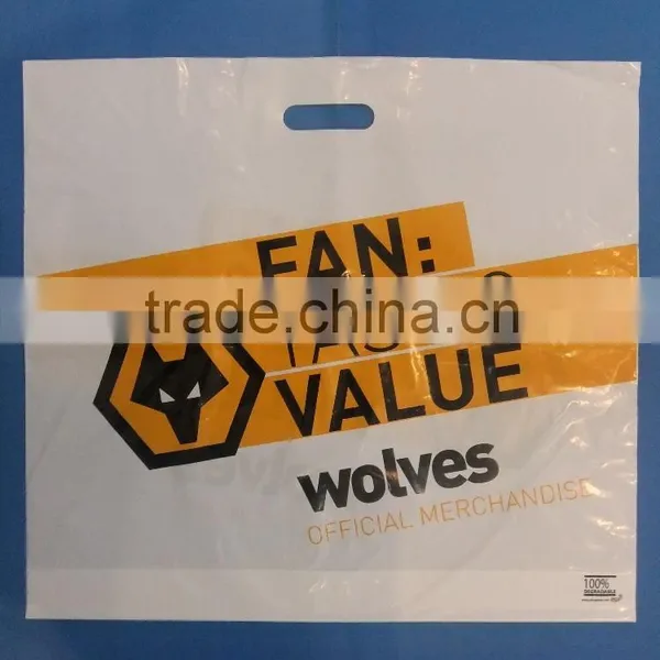 Patch Handle Plastic Shopping Bag