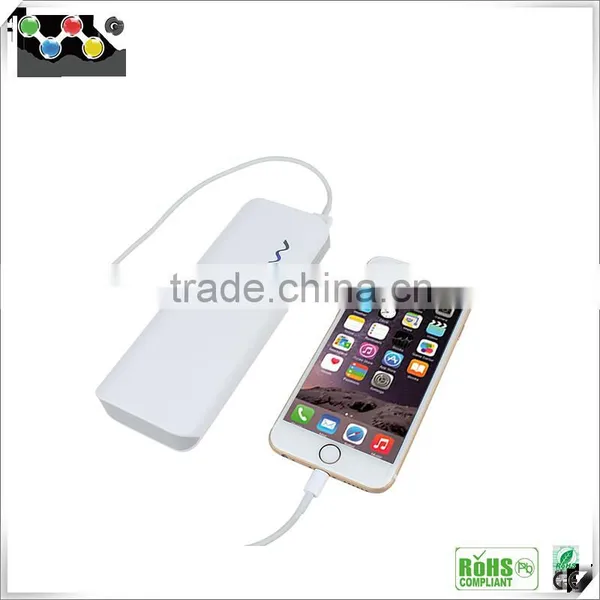Best Selling 2 USB Output 10000 MAh Large Capacity Power Bank With Led Light photo-2