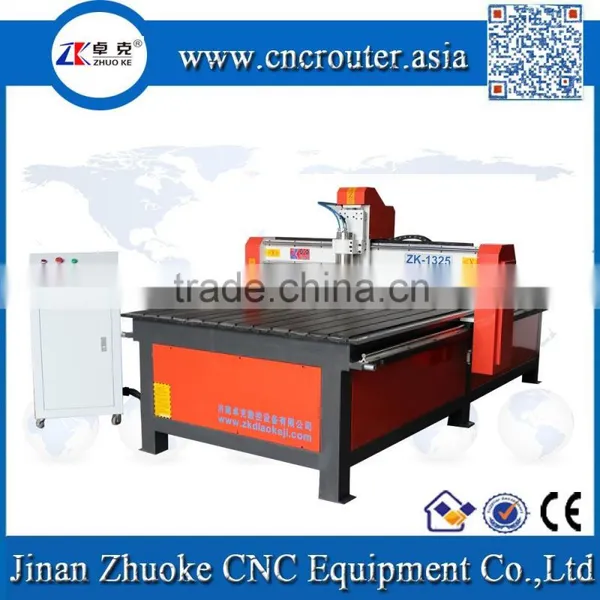 Jinan CNC Router Machine For Rosewood Maple ZK-1325 1300*2500MM With 3.2KW Water Cooling Spindle Ball Screw Transmission photo-3