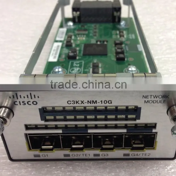 Cisco Switches Catalyst C3kx-nm-10g Gigabit Switch Ethernet 10/100 PoE Port Small Medium Businesss