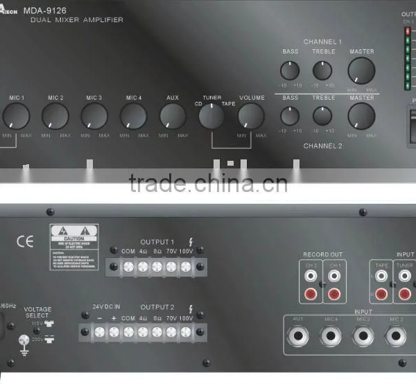2 CH MIXER AMPLIFIER