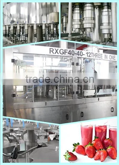 processing machinery/complete strawberry juice line/drink bottling line