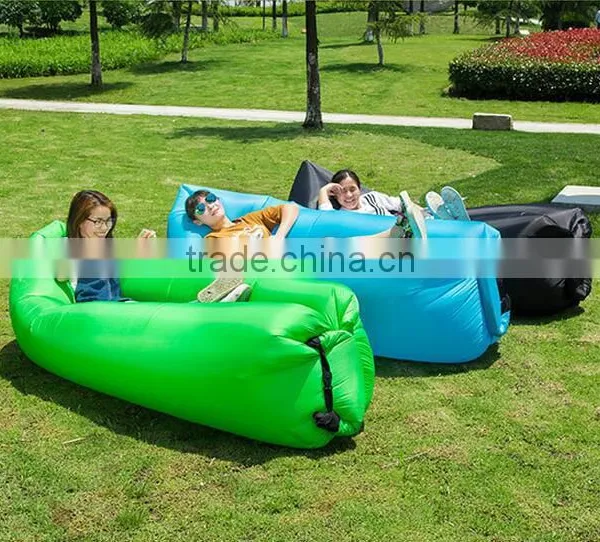 2016 New Design Fast Filling Waterproof Inflatable Lazy Sofa Bed/Hangout Lounge Sleeping Air Sofa Bag photo-4