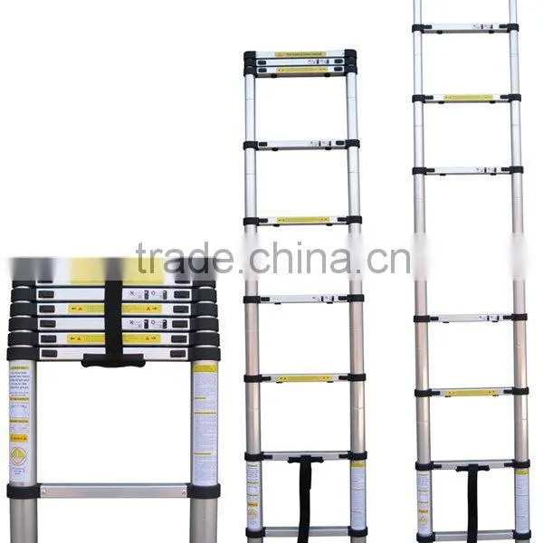 2.6m 9 Steps Aluminum Telescopic Ladder ZT-A09 photo-2