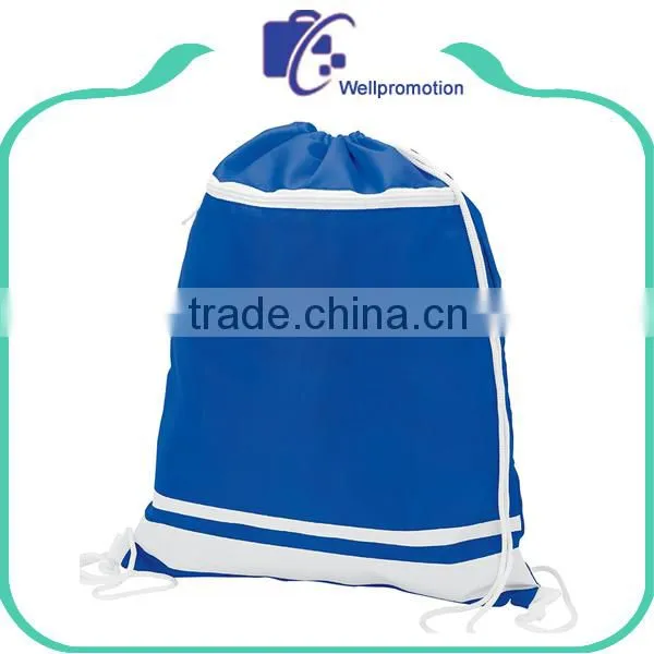 Polyester Draw String Bag String Backpack Promotional Bags For Shopping photo-4