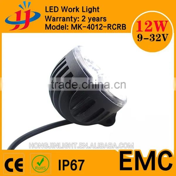 China Top Selling 12w Round 12v Car Led Light High Power for Motorcycle 2016 Led Headlight photo-2
