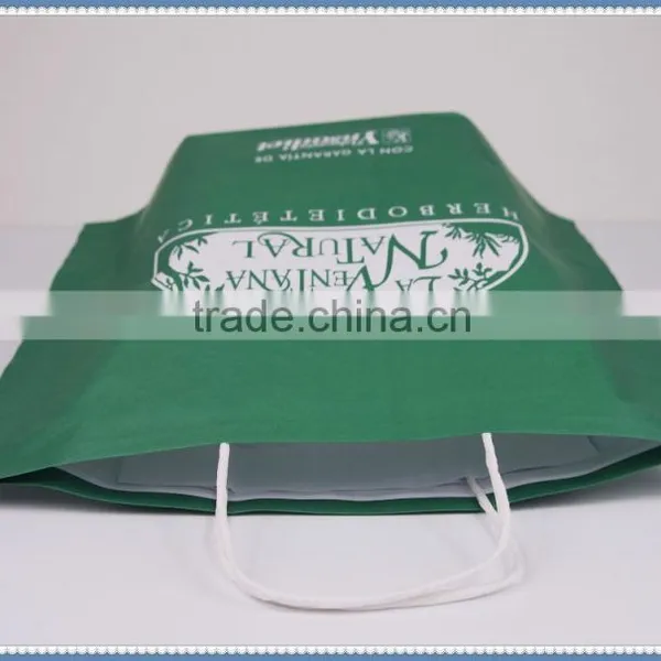 Hot Sale Colorful Flexo Printing New Style Kraft Paper Bag With Twisted Handle photo-3