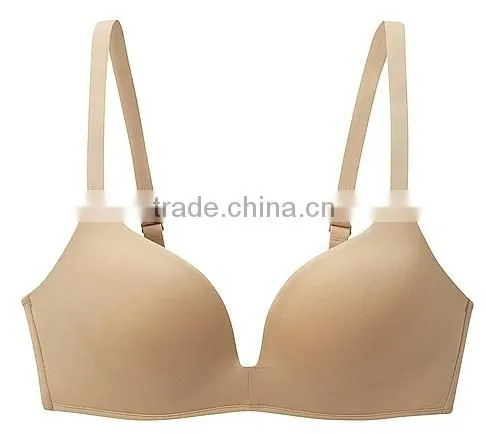 2014 New Arrival Ladies Underwear Seamless Wireless Soft Comfortable Bra photo-4