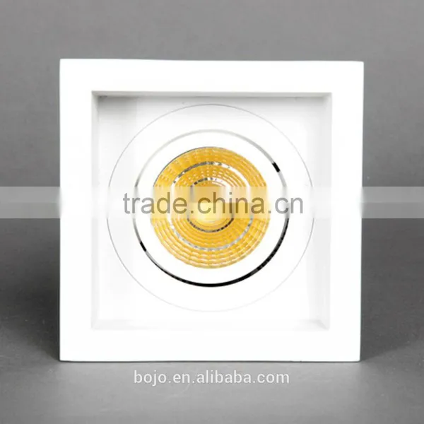 6W 9W 13W COB LED Downlight With Round and Square Outer Ring Made in China photo-5