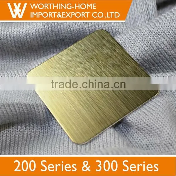 Gold Decorative 201 304 Stainless Steel Plate Sheet photo-6