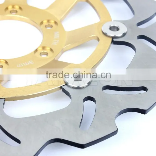 Street Bike Aluminum Alloy Motorcycle Wave Floating Brake Disc Rotor photo-5