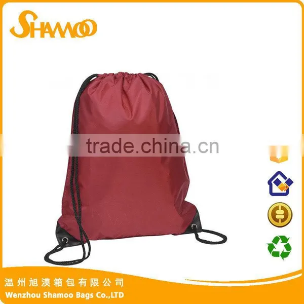 70D Polyester Cheap Drawstring Gym Bag for Sport photo-6
