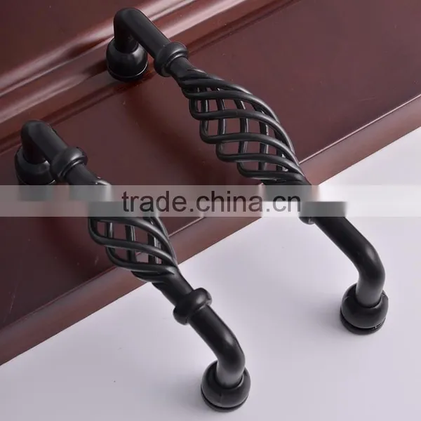 Popular Classical Nest Shaped Bird Cage Type Zinc Alloy Cabinet Knob Furniture Pull Handle photo-4