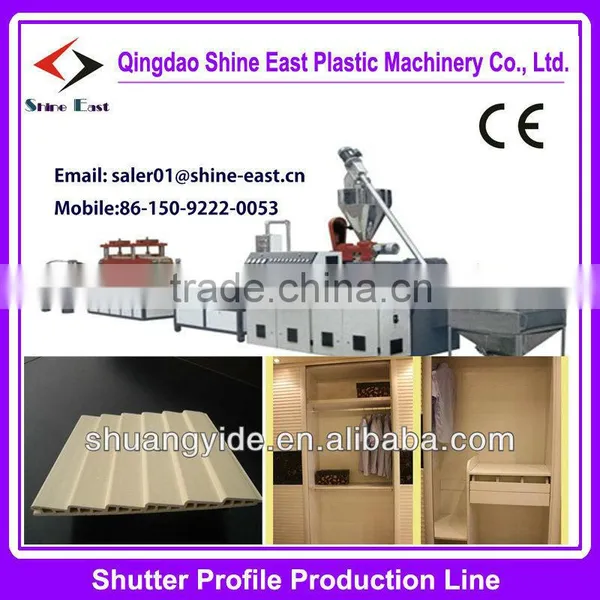 Sell Hot! Wood Plastic Machine / Wood Profile Making Machine Production Line photo-2