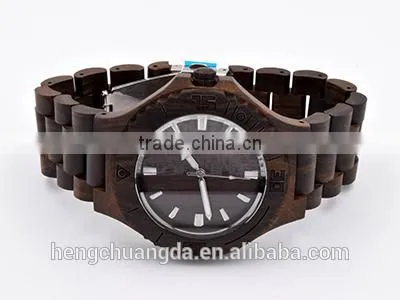 Hot Sale Wrist Watch for Adult Quartz Wood Watch photo-6