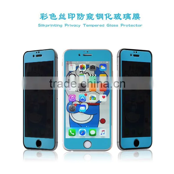 Silk-printing Colorful Screen Protector OEM Welcome Factory Top Sales Privacy Glass Screen Protector photo-4