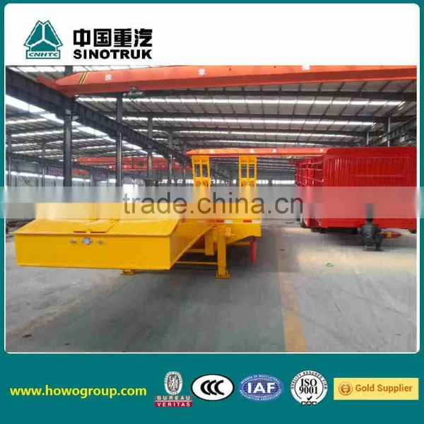 3 Axle Low Bed Trailer Semitrailer Truck Trailer photo-3