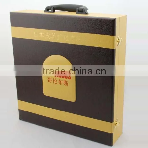 Luxury Handmade Wooden Gift Box With EVA Insert and Handle photo-2