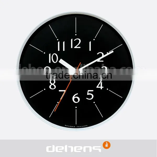 12 Inch White Vaulted Glass Clock for Promoption photo-2