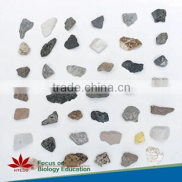 100pcs Geographical Mineral Rock Powder Slides Set photo-5