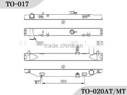 Radiator Coolant Auto Plastic Parts for Car Parts Accessories With Radiator Plastic Tanks photo-3