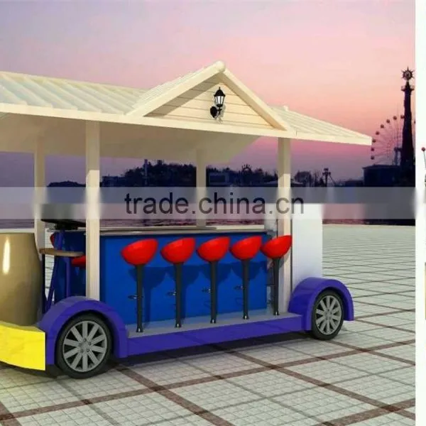 Bestar Fast Food Vending Carts Kiosk Carts Mobile Electric Coffee Car Shop With Counter photo-2