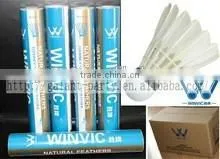 Class A Natural Goose Feather OEM Badminton Tournament Shuttlecock (12-pk)-3