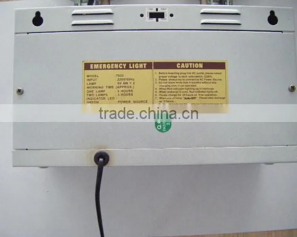 Metal Housing Twin Head Rechargeable Light MODEL 7032 photo-5