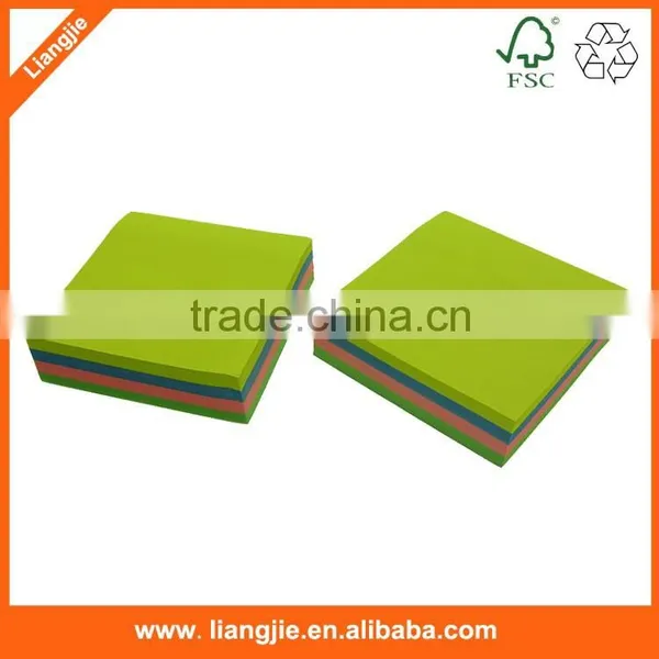 Customized Self-adhesive Notes Cube ,neon Paper Self-adhesive Memo Pad photo-4