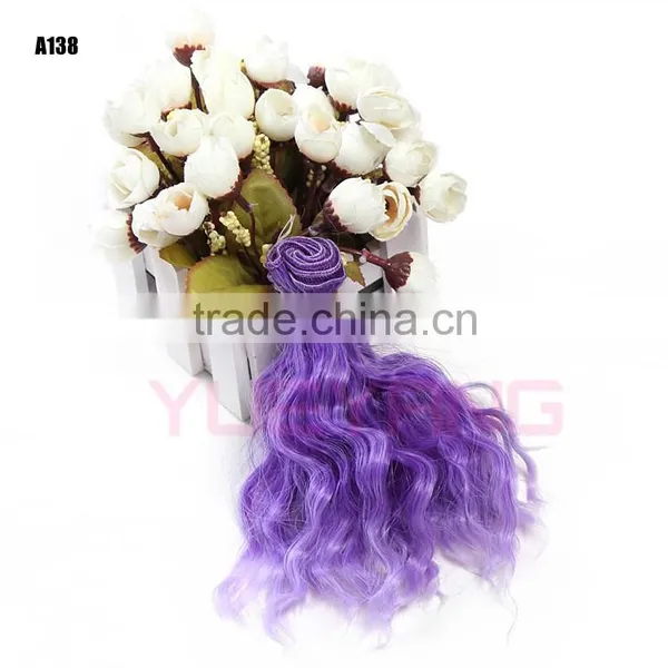 Lt Purple Kinky Curly Braiding Hair Bulk photo-2