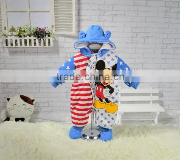 Newborn 100% Colored Cotton Plain Baby Winter Clothes Factory Organic Baby Rompers Wholesale Baby Clothes photo-6