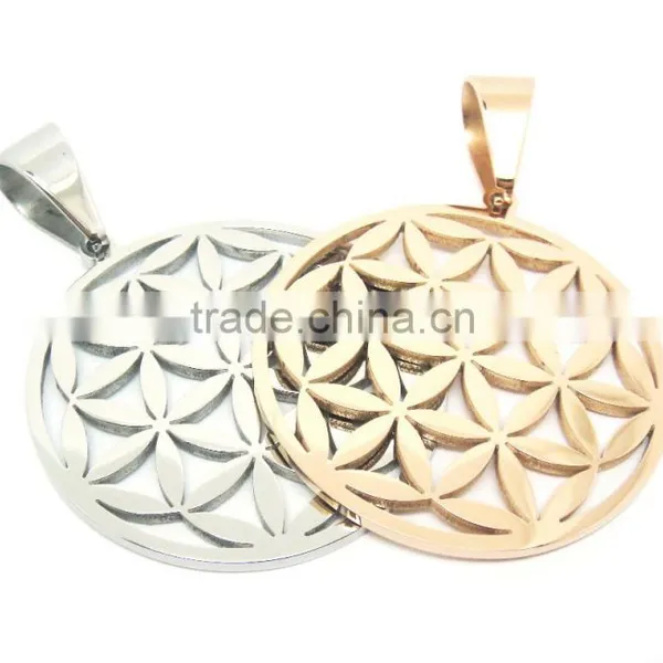 Custom Size Stainless Steel Chakra Jewelry Pendant for Sale photo-5