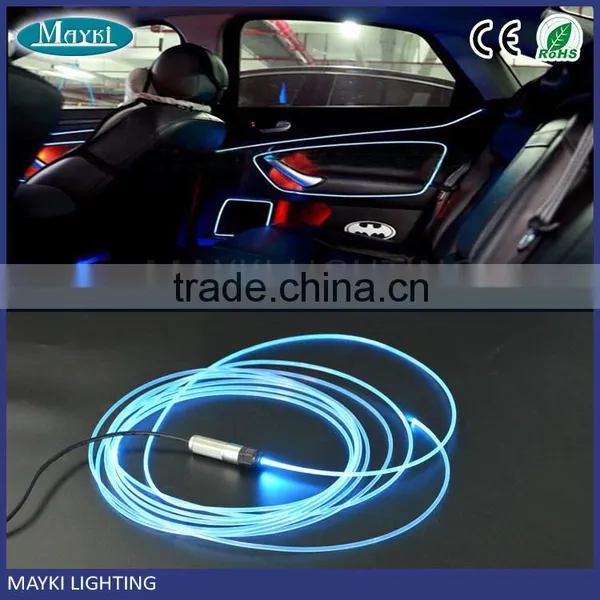 6mm Size Polymer Side Glow Optical Fiber Optic Lighting Cable photo-5