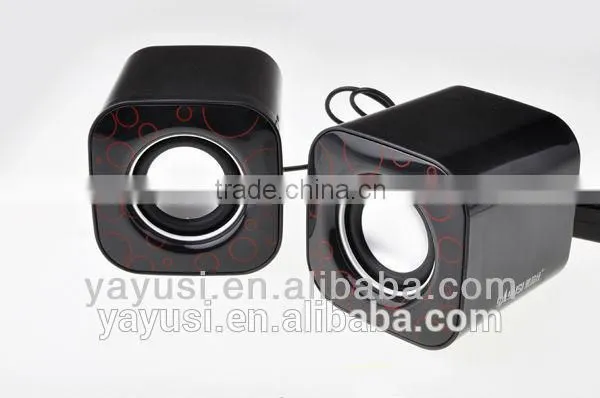 2.0 Cheap Usb Computer Speaker With Passive Vibration ,portable Mini Speaker Box photo-4