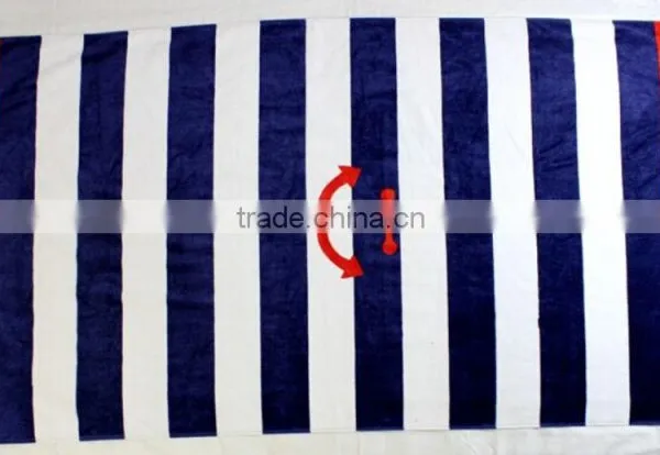 Beach Towel of Navy Symbol photo-2