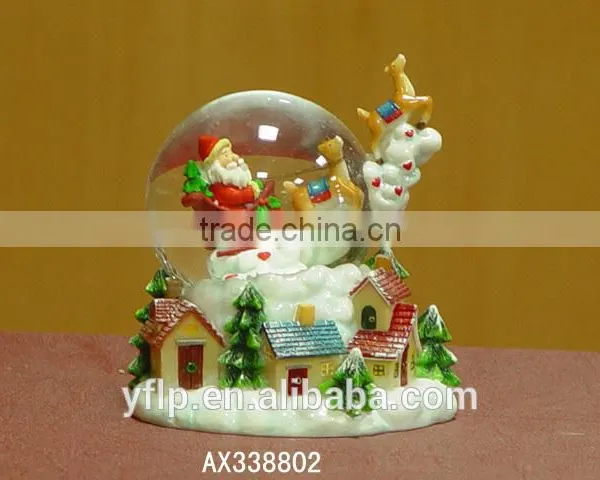 Plastic Snow Globe Home Decor Promotion Gifts Polyresin Craft Snow Globe,oem Craft photo-3