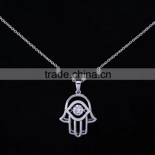 Wholesale Lady Womens's Solid 925silver Pendant Necklace Fashion Jewelry