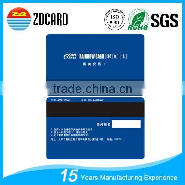 Customized 2750oe Hico Magnetic Stripe Pvc Plastic Card photo-3