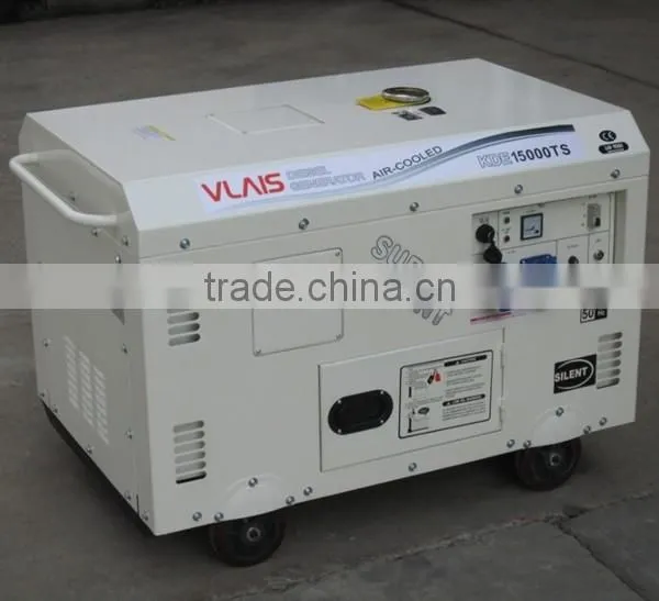 Double- Cylinder Factory Price Electric Start 12kva Diesel Generator photo-4