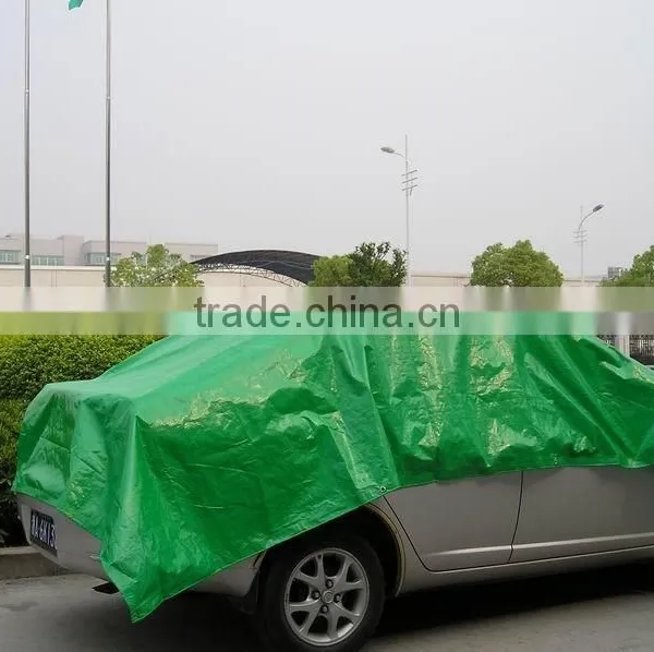 Orange Color Hail Protection Car Covers Poly Tarp,car Storage Shelter Cover Tarpaulin photo-3