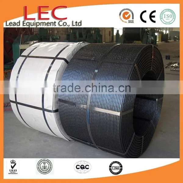 LEC Bridge Construction 7Wire HT ASTM A416 PC Steel Strand photo-3